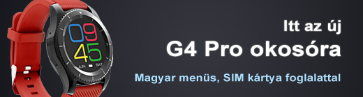 Magyar menüs G4 Pro okosóra