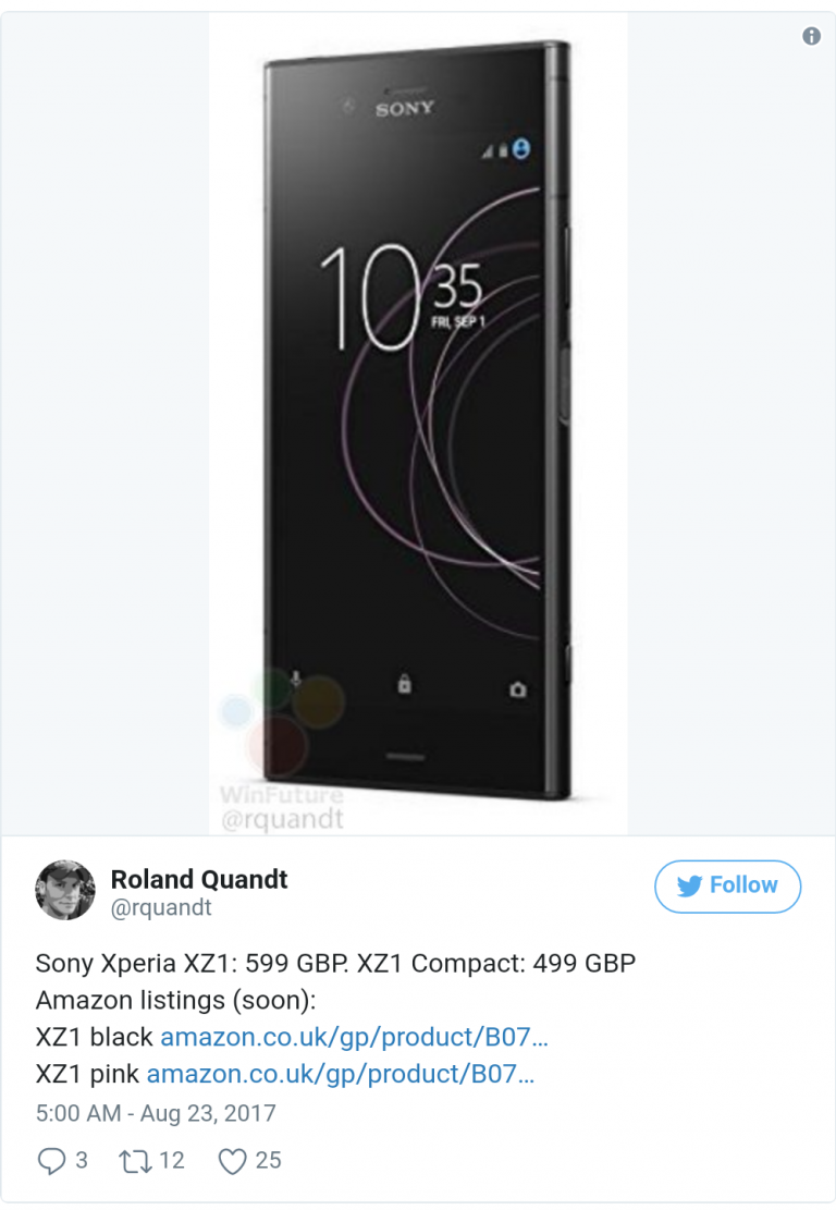 Смартфоны Sony Xperia Xz1 Compact Купить