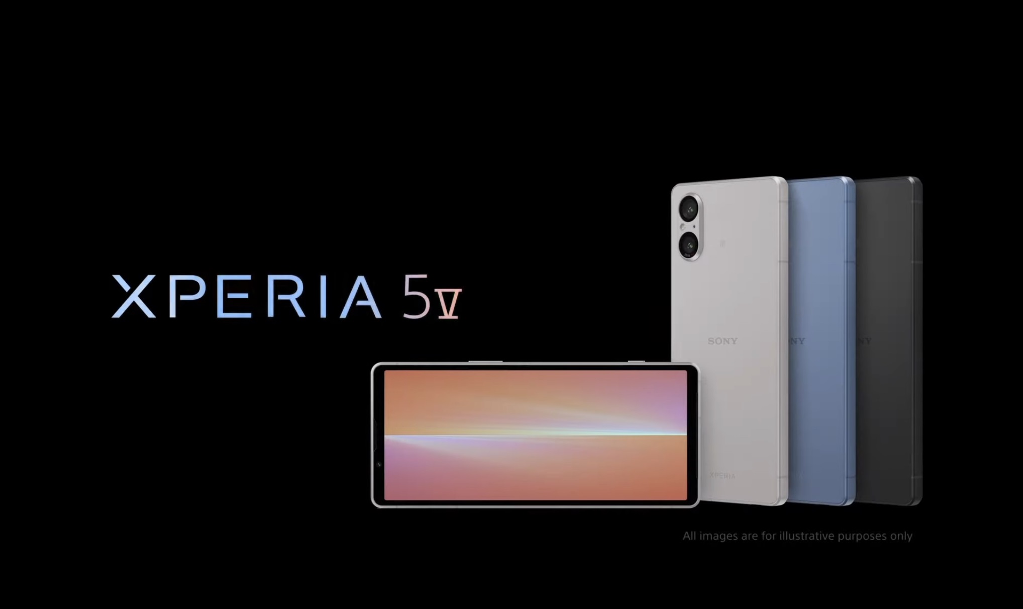 Sony Xperia 5 V in the official videos