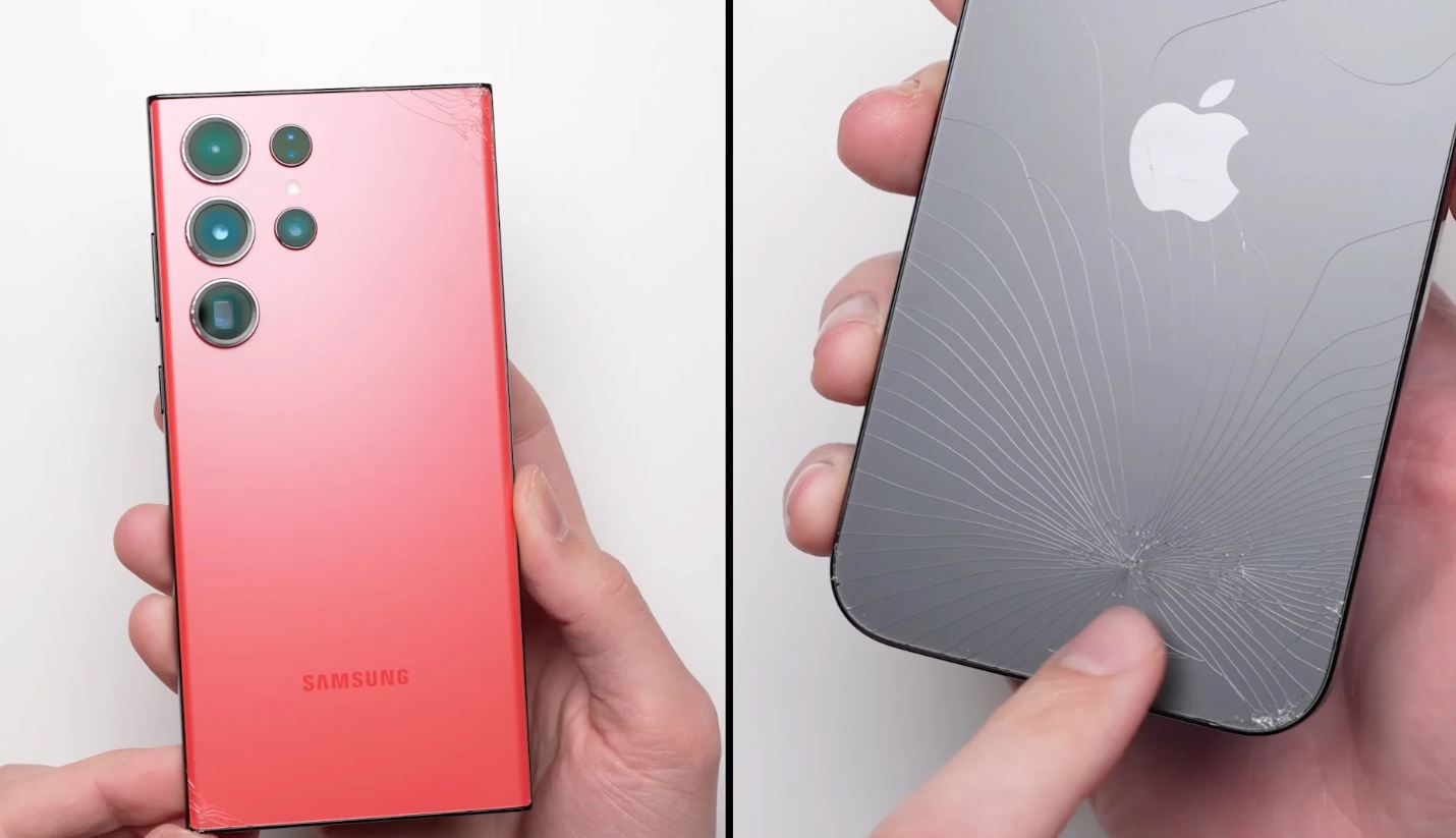 iPhone 15 Pro Max vs.  Samsung Galaxy S23 Ultra crash test – which one holds up better?