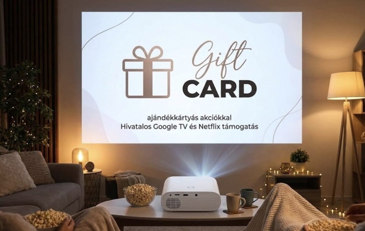 BlitzWolf BW-V5 Air projektor – Hivatalos Google TV és Netflix támogatás a moziélményért, most ajándékkártyás akciókkal