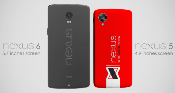 Nexus 6 hátlap