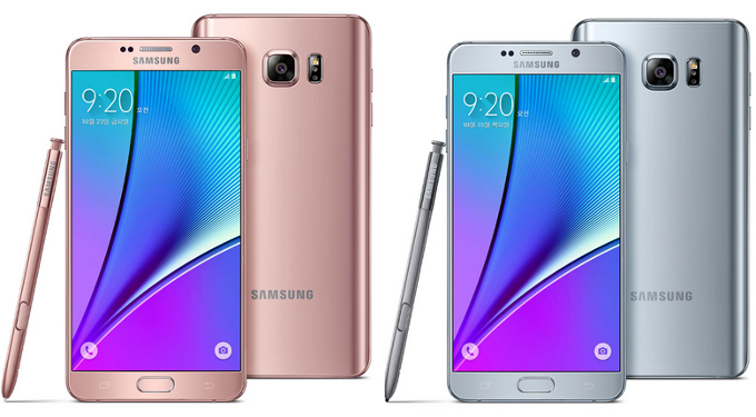 samsung note5 colors